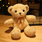 Cute Teddy Bear Plush Toy Stuffed  Animal Bear with Weater/Heart Soft Doll Kids Toys Birthday Gift