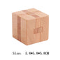Wooden Luban Lock Unlock Interlock Game Brain Teaser Puzzle Inteligencia Rompecabezas 3D De Madera Montessori Educational Toys