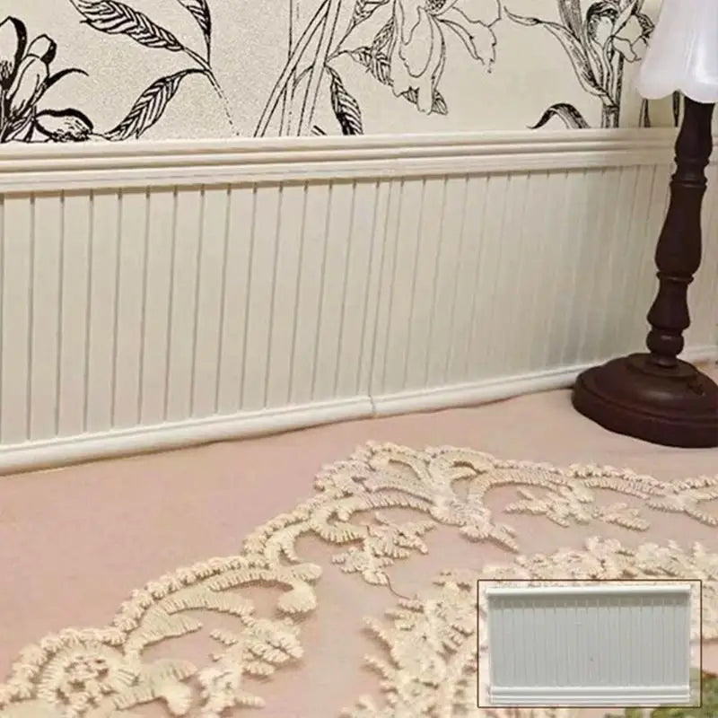 CORB Doll House Wainscot Wall Panel Model Display Wainscot Toy 1:12 Scale Furniture