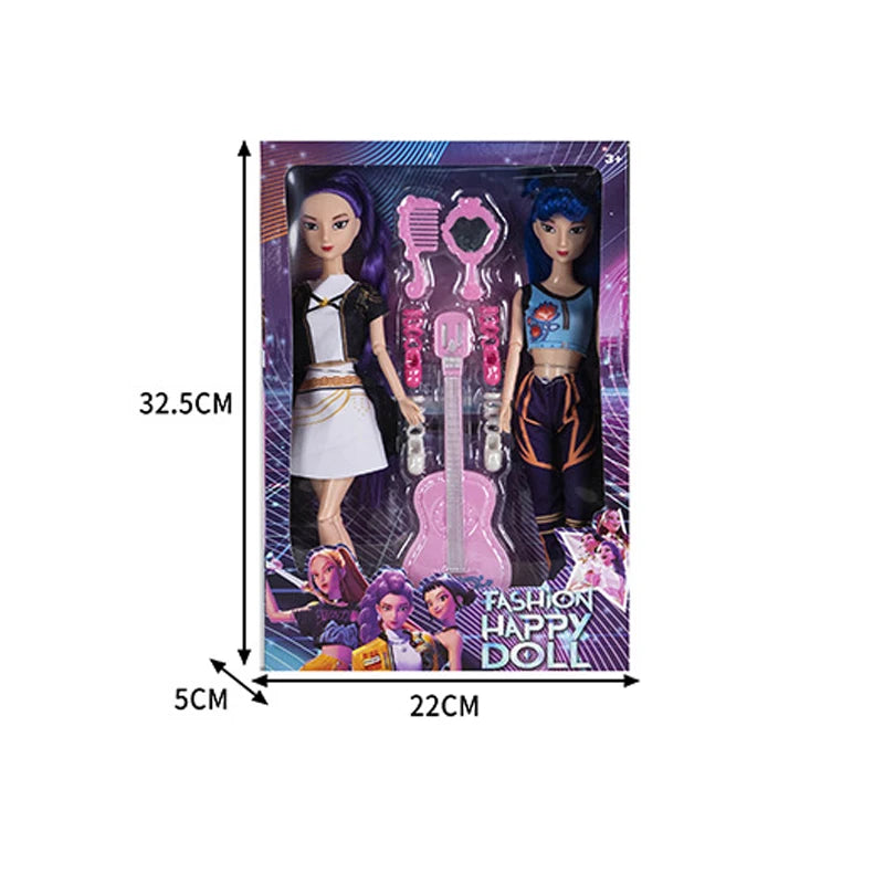 Hot Sales 2026 Anime KPop Demon Hunters Vinyl Doll, Rumi Mira Zoi Mask Figurine Small Statue Christmas Gift For Fans