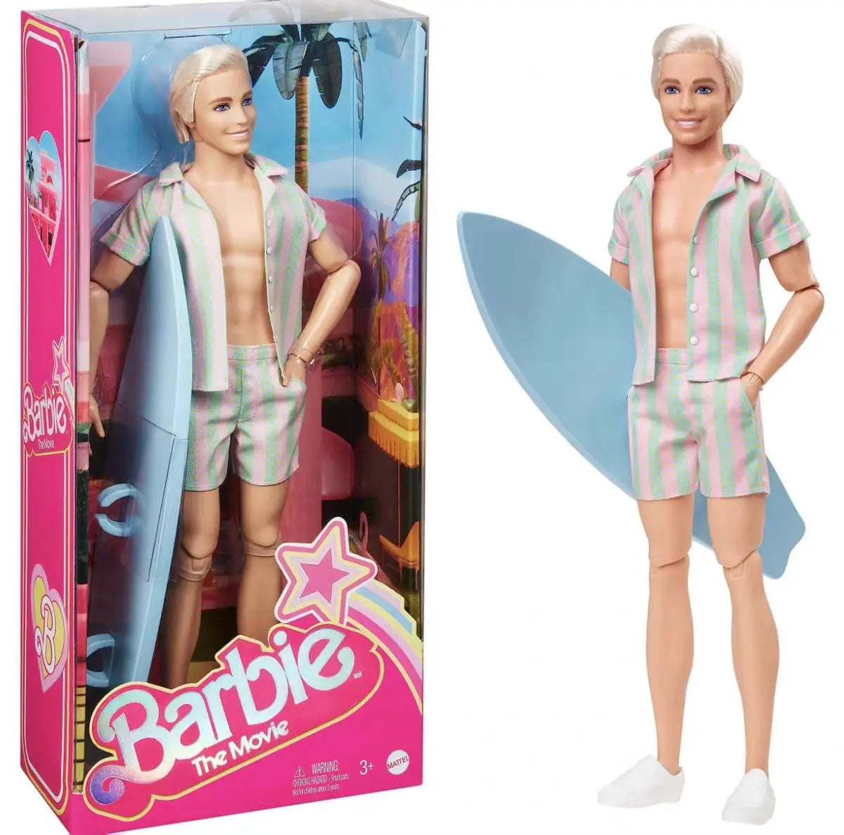 Barbie Cowboy Ken Doll - Rare Vintage Collection Beach Holiday Play Home Toy for Kids