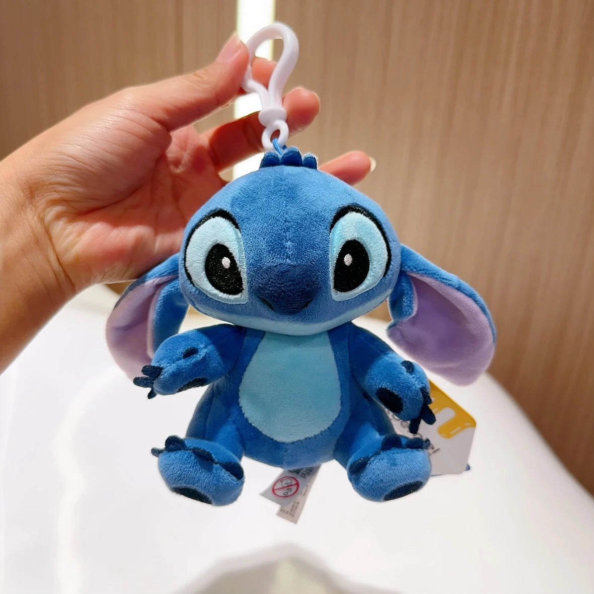 Original Disney Stitch Lotso Sullivan Woody Plush Dolls keychain Angel Stitch Mr.Q Alien Stuffed Toy Pendant Kids Birthday Gift