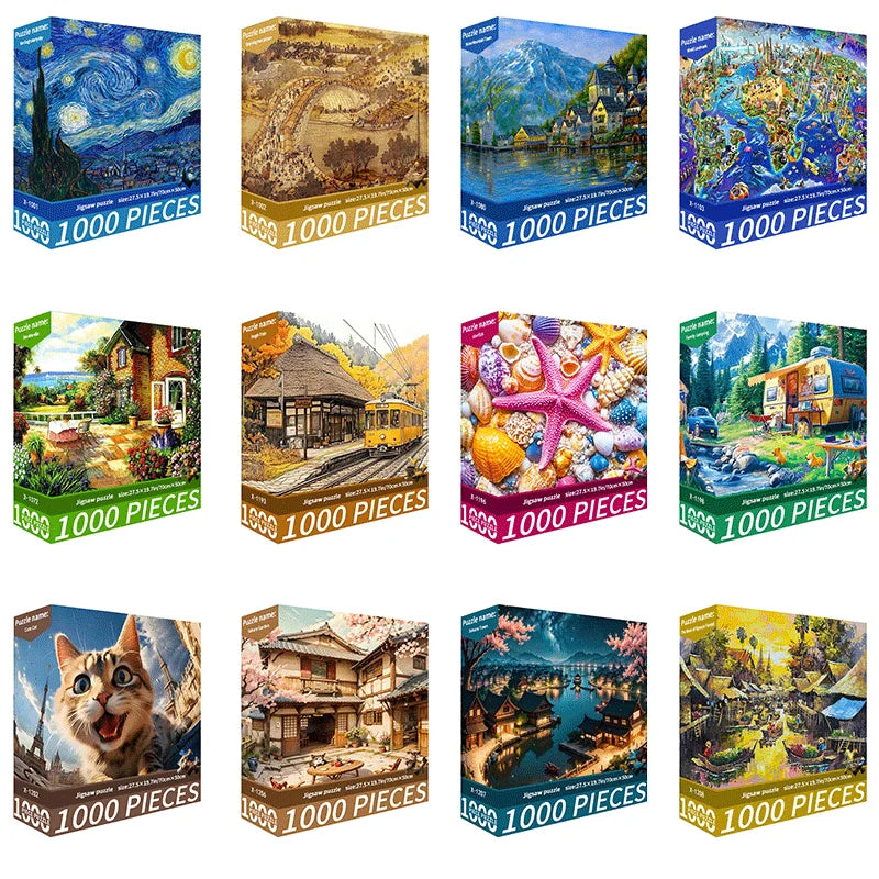 1000 Piece Puzzle for Adults Challenging Decompression Creative Home Decoration Gift All Special Occasions