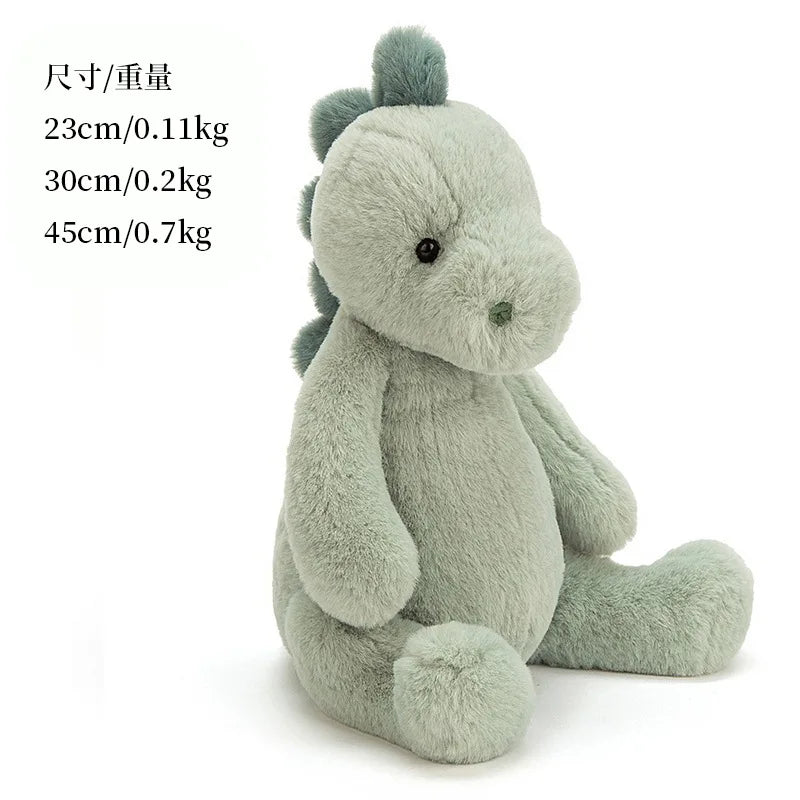 23cm Kawaii Animals Elephant Bear Dinosaur Soft Plush Dolls Stuffed Panda Pig Plushie Baby Toys Gifts For Children