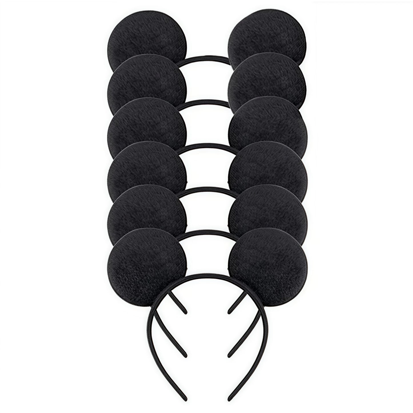 Mickey Ear Headband Hair Ornament Minnie Mickey Mouse Bow Headband Princess Hair Accessory Girls Birthday Party Gift Supplies