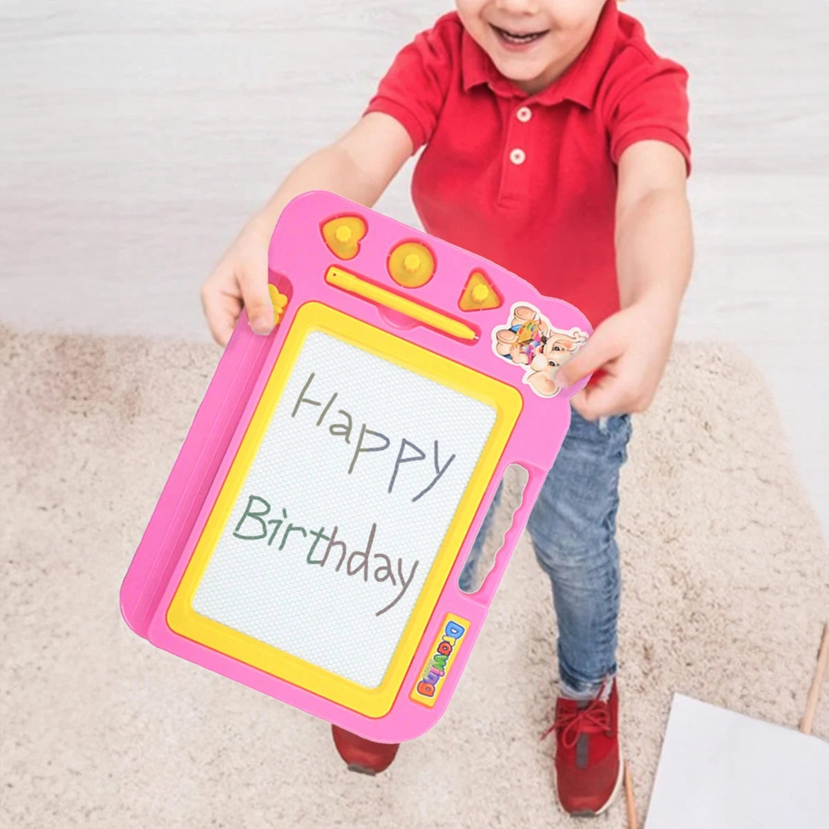 Children's colorful magnetic drawing board writing board painting for kids boys girls gifts Graffiti puzzle toys