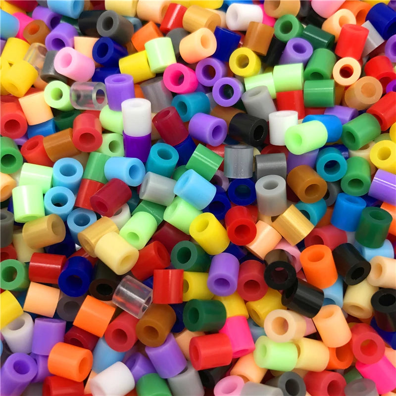500Pcs 5mm HAMA Perler Beads for GREAT Kids  Fun DIY Intelligence Educational Toys Craft Puzzles 3d Iron Beads Puzzle