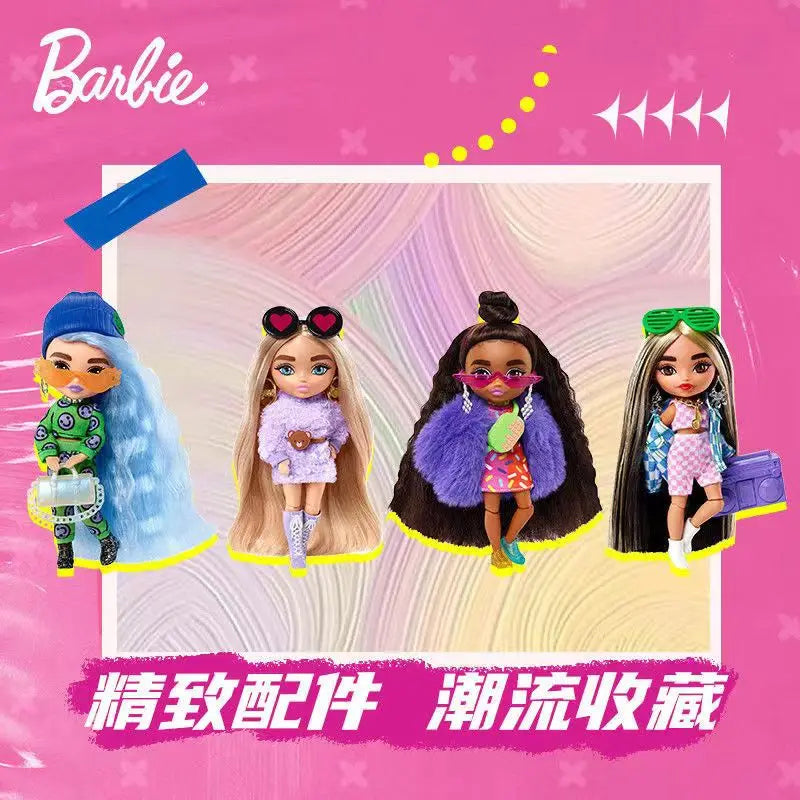 Barbie New Tide Series Mini Doll Joint Mobile Girl Princess Christmas Birthday Surprise Toy Collection Gift