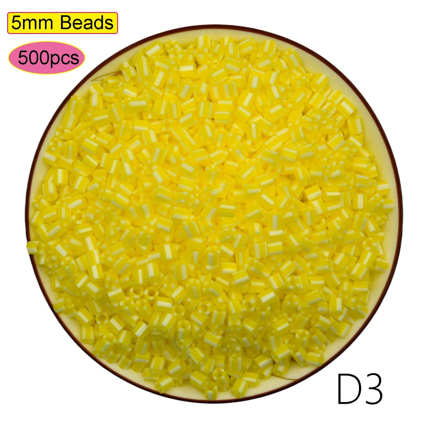 500pcs 5.0mm Perler Beads Pixel Puzzle Fuse&Hama Beads Diy 3D Puzzles Handmade Gift Fuse Beads Kit Iron Toy Educational Toys