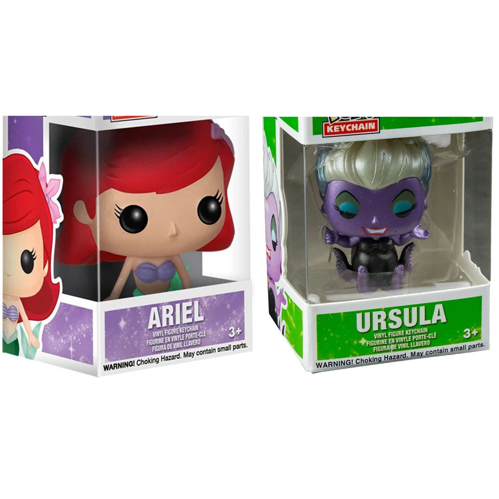 The Little Mermaid Ursula Keychain Model Toy Disney Princess Ariel Figure