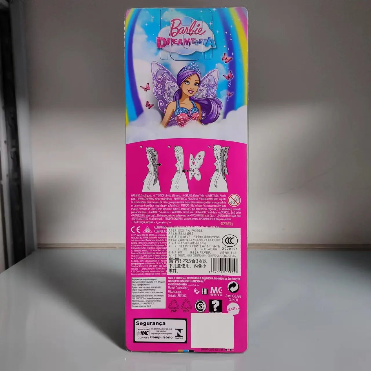 In Stock Genuine Barbie Dreamland Starry Sky Nymph Beautiful Fairy Butterfly Princess Barbie Doll Collectibles Birthday Gift