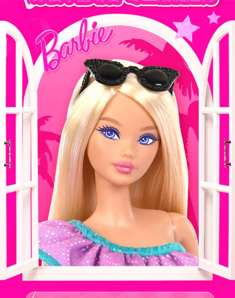 Authentic Barbie Doll with Odile Face Mold Toy Princess Charm Box Set for Girls Imaginary Play Birthday Gift Doll Figure