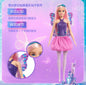 Genuine Barbie Doll Princess Color Changing Dream Butterfly Fairy Toy Figure for Girls Cute Collectible Birthday Gift Toy