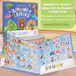 Montessori Quiet Busy Book Puzzle Early Education Toy 3+ Years Kids Alphabet Shape Matching Game Interactive Learning Preschool