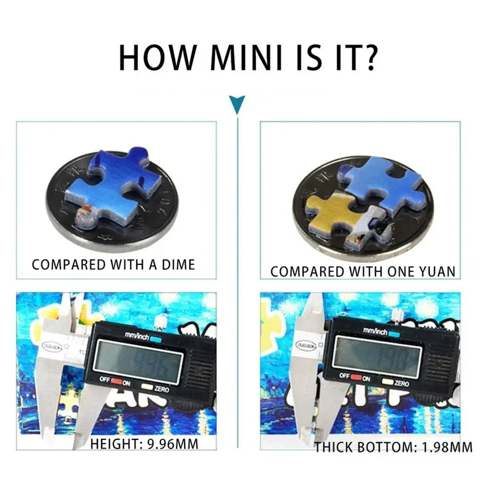 150PCS/Set Creative Oil Painting Jigsaw Puzzles Gifts Mini Puzzle Game Test Tube Decompression Game Adult Children