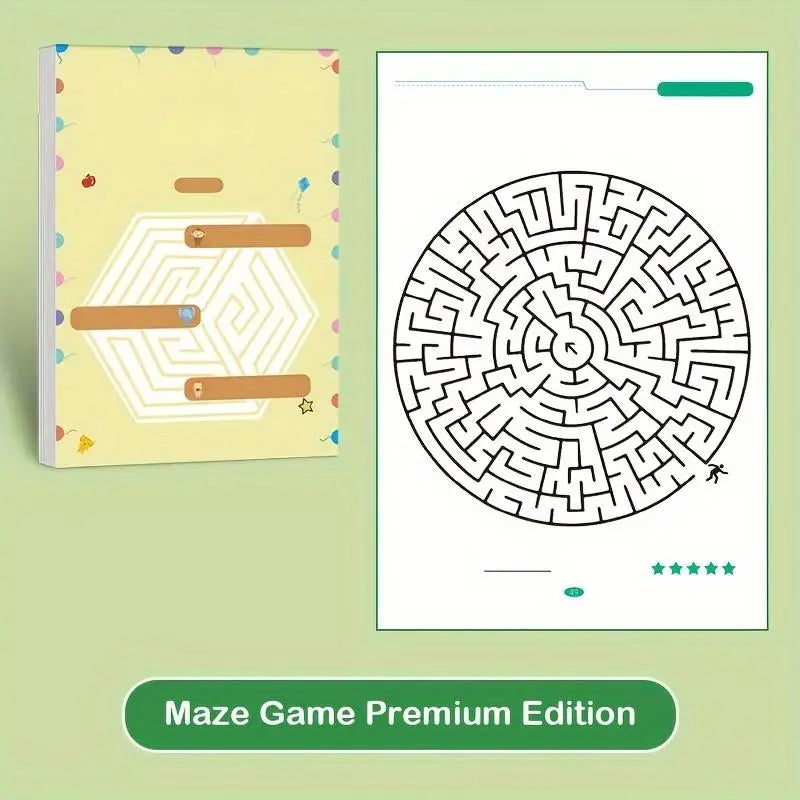 Children's Concentration Maze Training Book Student Thinking Development Attention Game Puzzle Intelligence Development Toys