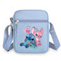 2026 Disney Latest Hot Selling Stitch Printed Boys and Girls Colorful Small Square Bag Casual Fashion Cute Women's Shoulder Bag