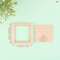 1:12 Dollhouse Miniature Photo Frame With Rear Cover Simulation Furniture Model Living Scene Decor Toy Doll House Accessories
