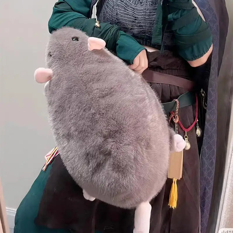 1Pcs Realistic Fancy Rat Plush Toy Stuffed Animal Doll Cute Funny Soft Pillow for Girls Birthday Gift 35/50/90cm Mouse Toy