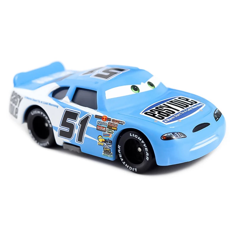 Disney Pixar Cars 3 Lightning McQueen No19 Poppy Racing Family Family Jackson Storm Ramirez Die Cast Metal Alloy Kids Gifts