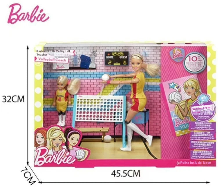 Authentic Barbie Doll with Yoga Poses Changeable Styles Multiple Joints Moving Collectible Toy for Kids And Adults