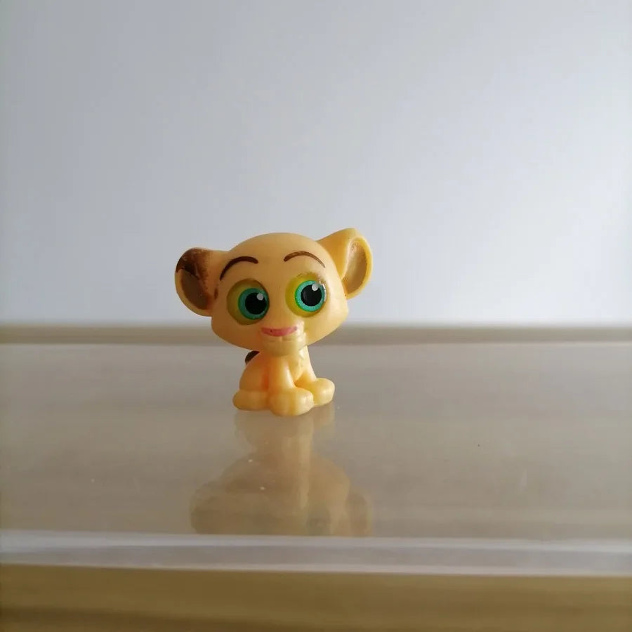 Disney Doorables Action Figures Mickey Minnie Forky Desktop Decoratoion Kawaii Big Eyed Doll Cartoon Model Toys Kids Gifts