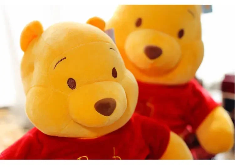 25-45cm Disney Winnie The Pooh Plush Toys Soft Stuffed Kawaii Anime Elf Doll Cartoon Pooh Bear Plush Doll Birthday Gift for Boys