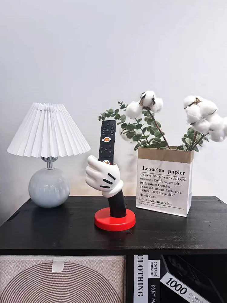 Creative New Mickey Mouse Wonderful Hand Storage Ornament Living Room Study Cartoon Flower Holder Home Decoration Vase