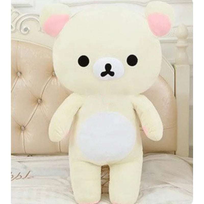 20/35cm Kawaii Brown Bear Stuffed Plush Toy Cartoon Cute Long Bear Plush Doll Sleeping Pillow for Girlfriend's Birthday Gift