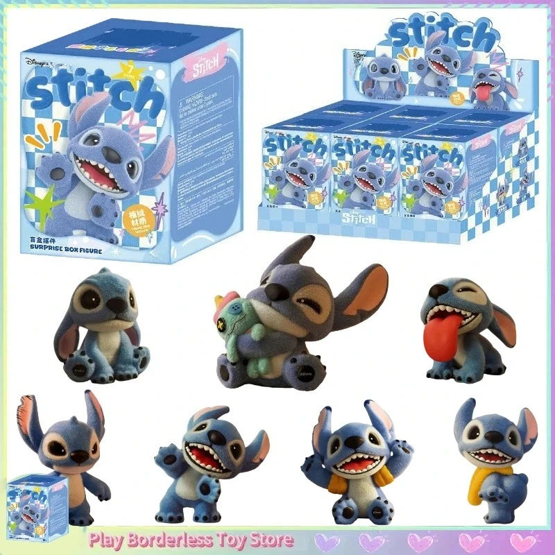 Genuine Disney Stitch Mao Mao Adventure Series Blind Box Cute Anime Figure Decoration Collect Model Toys Surprise Birthday Gift
