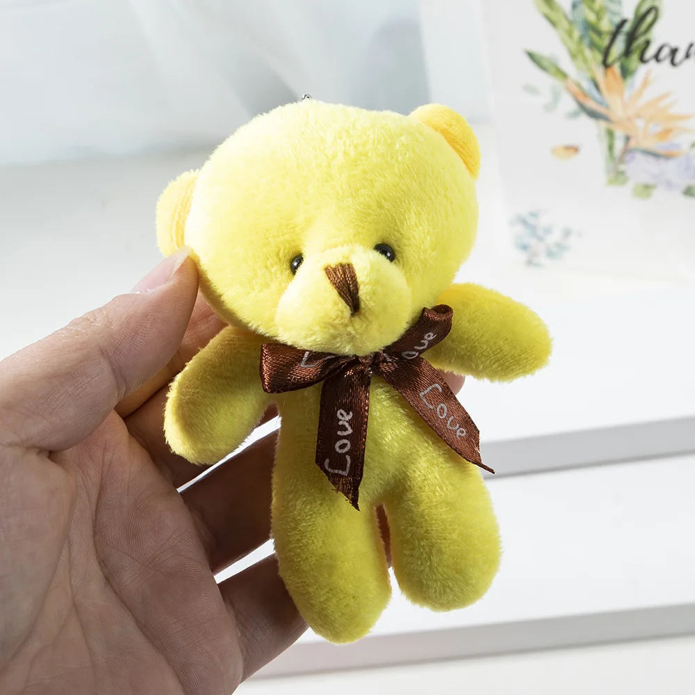 Plush Bear Keychain Soft Stuffed