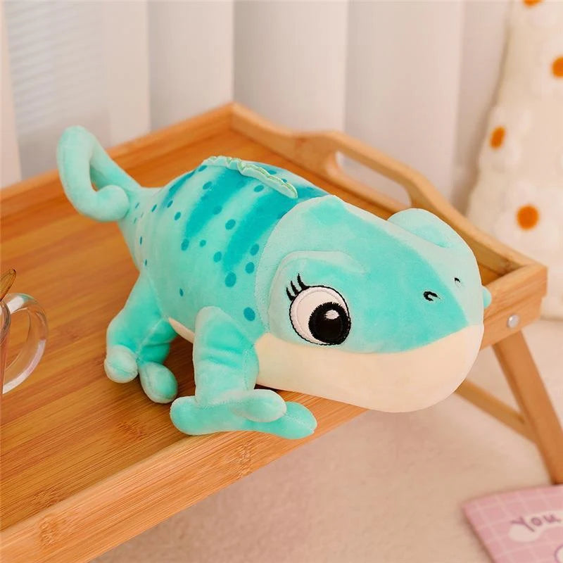 30cm Cartoon Chameleon Doll Plush Toy Pillow Reptile Stuffed Pillow Birthday Gift Toy For Children