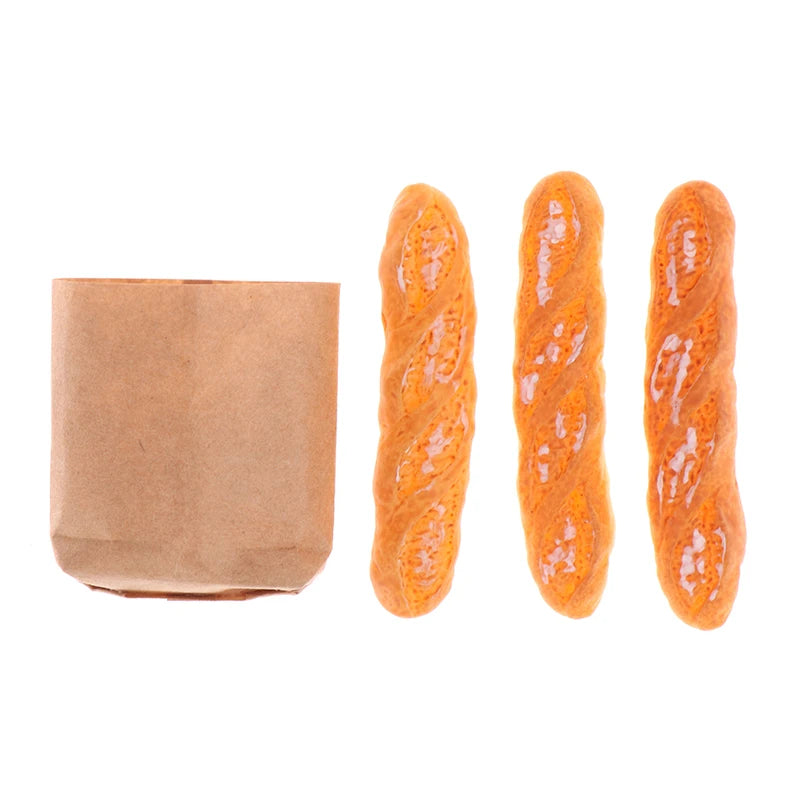 (SMTGDP11)1:12 Dollhouse Miniature Bread Dolls Kitchen Food Accessories Simulation Toys
