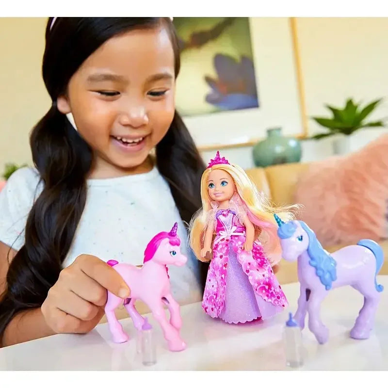 Genuine Barbie Doll Dreamtopia Chelsea Toys for Girls Children Gift Bonecas Beautiful Princess Baby Toys Unicorns Accessories