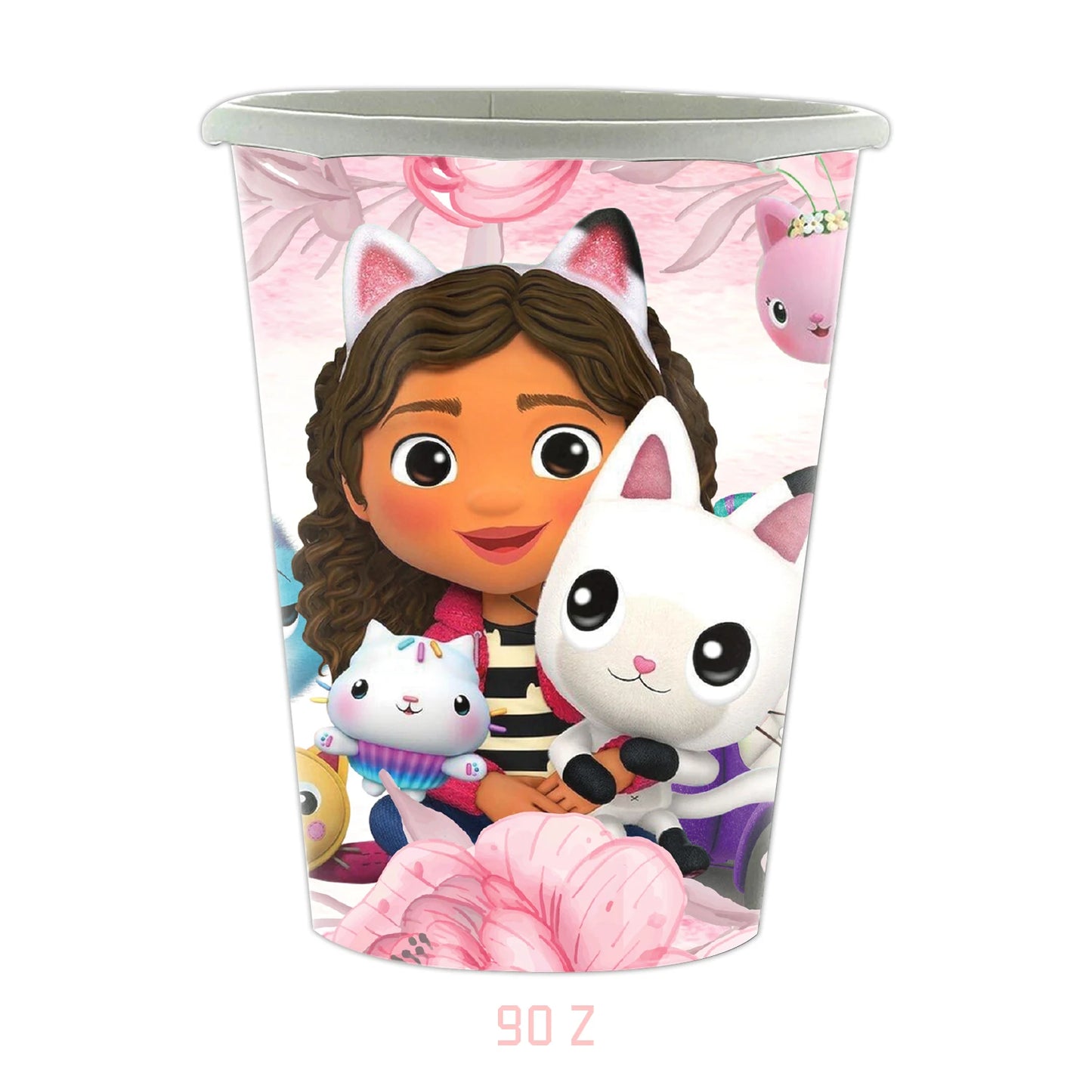 Gabby Dollhouse Cats Birthday Party Supplies Disposable Tableware Plates Cup Napkin Banner Tablecloth Cake Decoration Kids Gifts