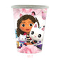 Gabby Dollhouse Cats Birthday Party Supplies Disposable Tableware Plates Cup Napkin Banner Tablecloth Cake Decoration Kids Gifts