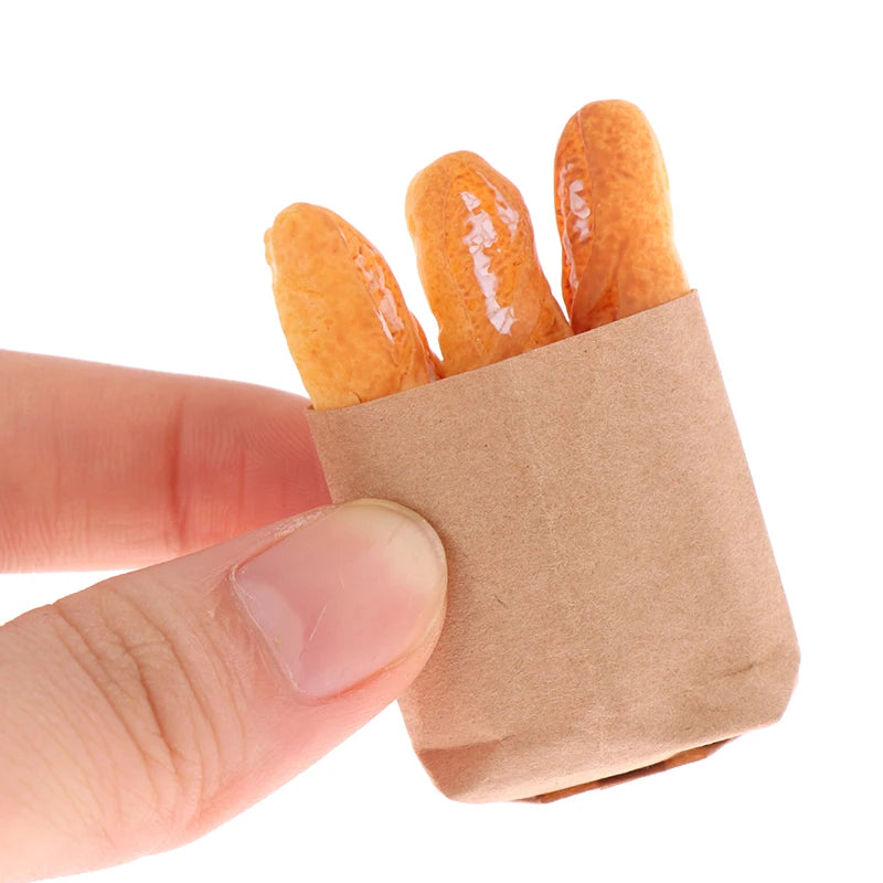 (SMTGDP11)1:12 Dollhouse Miniature Bread Dolls Kitchen Food Accessories Simulation Toys