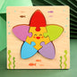 Good Quality 3D Wooden Puzzle Jigsaw for Children Cartoon Animal Puzzles Intelligence Kids Early Educational Cognitive Toys