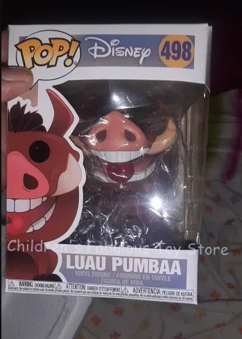 Funko Pop New Disney Lion Mufasa #495 Simba #496 Luau Pumbaa #498 Bambi #94 Thumper #95 Flower #96 Figure Model Toys for Gift