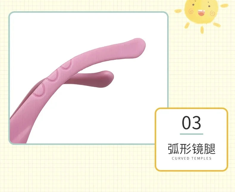 Disney Anime Lilo & Stitch Sunglasses Cute Cartoon Stitch Y2K Polarized Soft Sunglasses UV400 Anti-UVA UVB Outdoor Goggles Toy