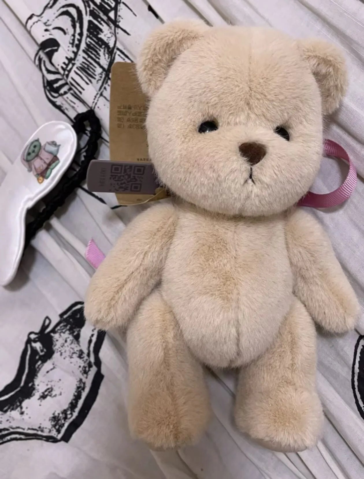 New 30cm Kawaii Jointed Bear Plush Toy Doll Stuffed Animal Teddy Bear With Movable Limbs And Head Cute Birthday Gift For Girls