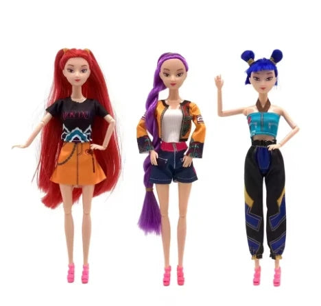 Anime KPop Devil Hunter Doll Vinyl Toy Rumi Mila Zoe Character Vinyl Mask Statue Birthday Gift Fan Club Gift