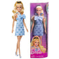 Original 1/6 Barbie Fashionistas Dolls Blond Brunette Heart Shaped Pink Dress Satiny Skirt Girls Toys Shoes Necklace Accessories