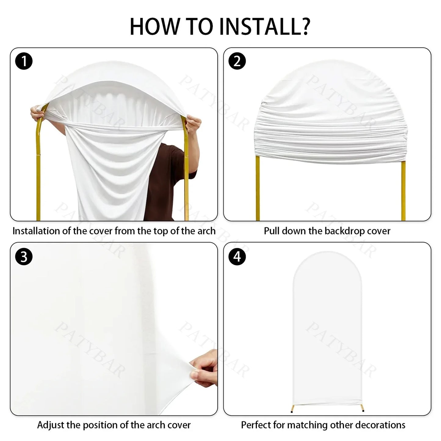 Arch Cute Stitch and Angel Theme Background Kids Birthday Party Backdrop Polyester Arch Banner Photography Props