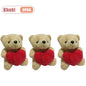 1-5PCS Valentine’s Day Bear Plush Toy Cute Heart-Hugging Stuffed Animal Doll Soft Love Bear Gift for Christmas  Anniversaries