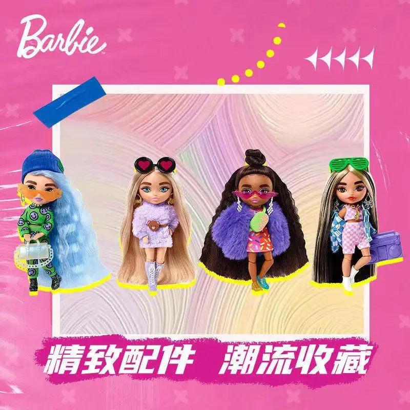Barbie New Tide Series Mini Doll Joint Mobile Girl Princess Christmas Birthday Surprise Toy Collection Gift