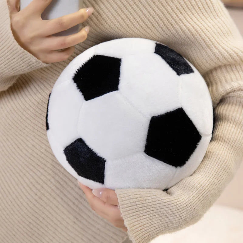 15/20/25cm Lovely Football Plush Dolls Kawaii Ball with Colorful National Flag Stuffed Soft Pillow Soccer Plushie Toy