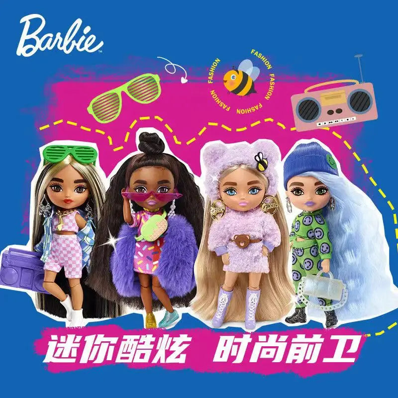 New Barbie trendy series mini dolls with movable joints princess Christmas birthday surprise toys collectible gifts