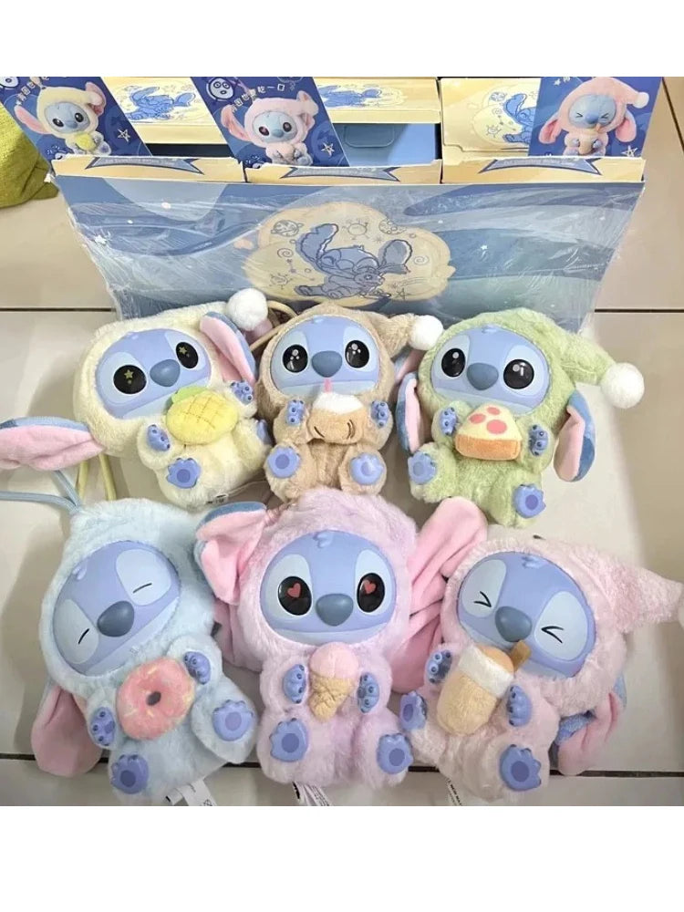 New Stitch Before Sleep Blind Box Plush Dolls Cute Pendant Ornament Mystery Surprise Toys Gifts for Fans Birthday Gift
