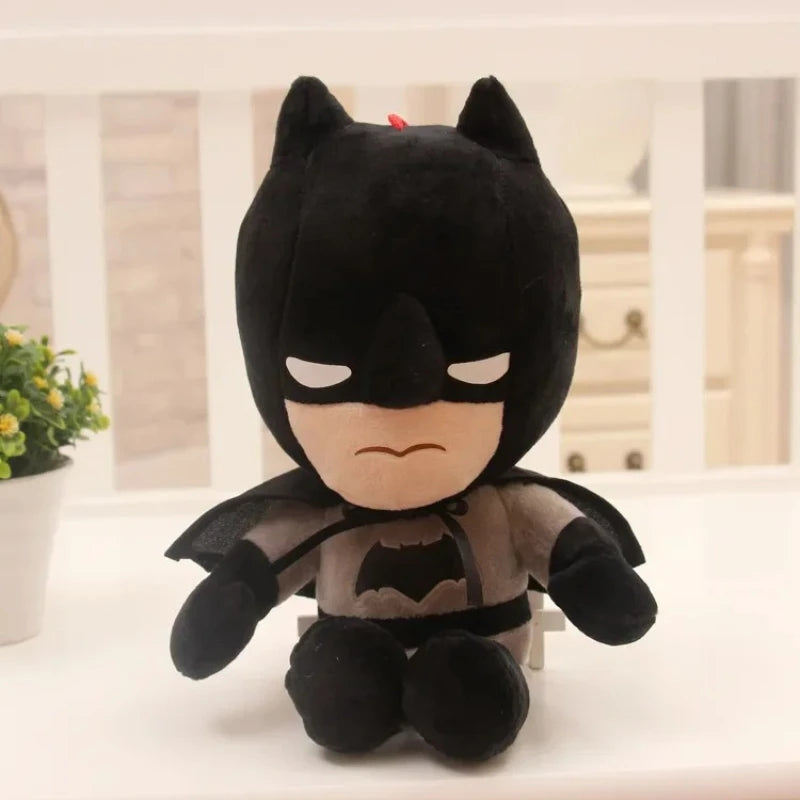 HOTSALE* 25-30cm Marvel Movie Dolls Spiderman Ironman Batman Superman Plush Toys Soft Stuffed Hero Captain America Best Gifts